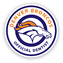 Denver Broncos Official Dentist badge